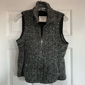 A&F Quilted Fleece Vest